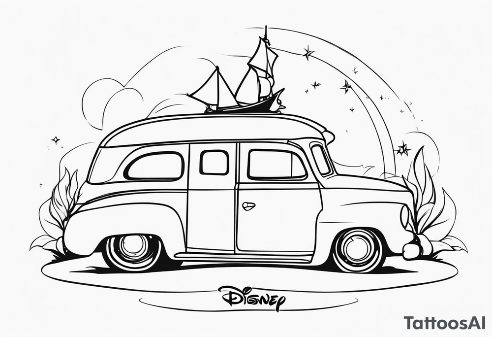 disney postavičky tattoo idea