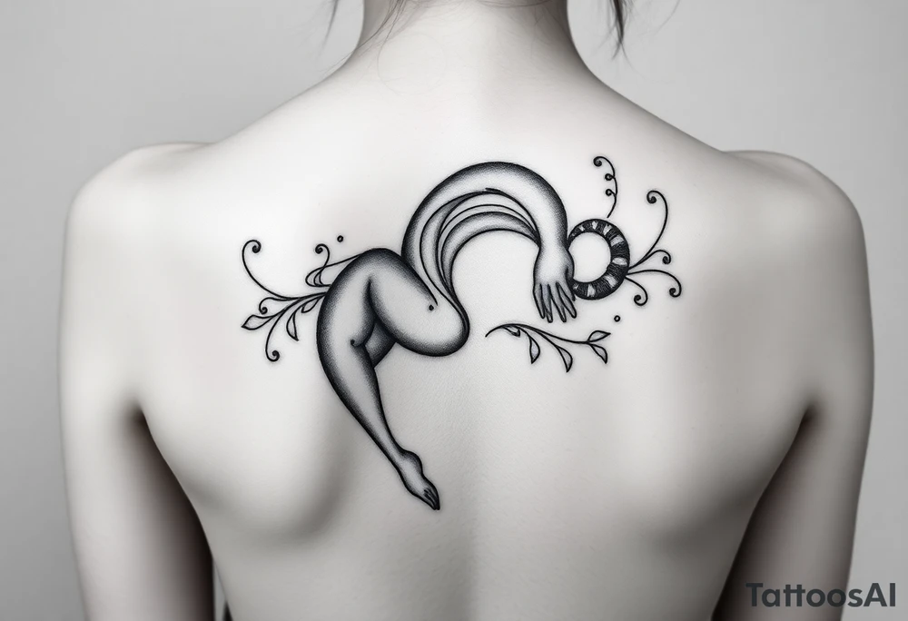 Contortionist tattoo idea