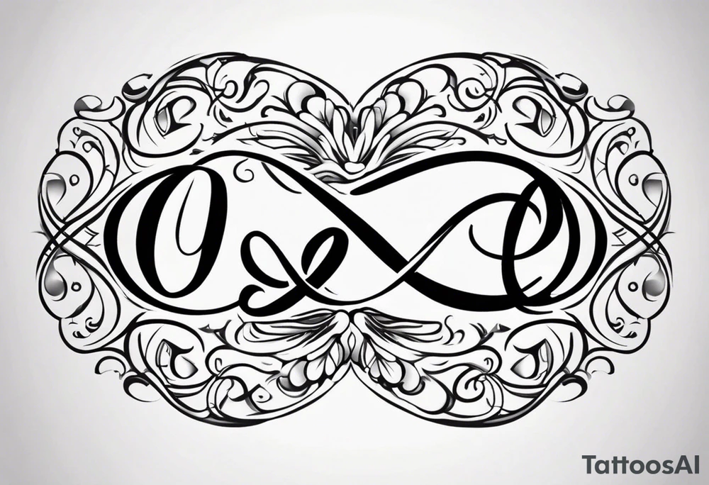 infinity symbol tattoo idea
