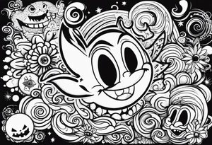 Scary Nickelodeon tattoo idea