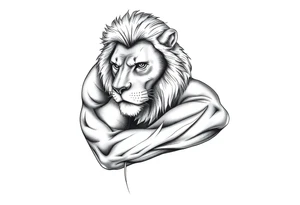 Leo who is hurt and trying to recover from addiction tattoo idea