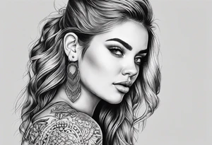 Dotwork tattoo idea