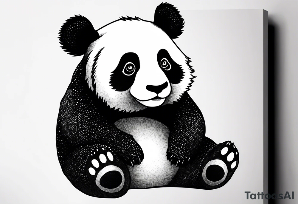 Panda. Anime tattoo idea