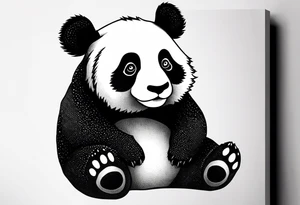 Panda. Anime tattoo idea