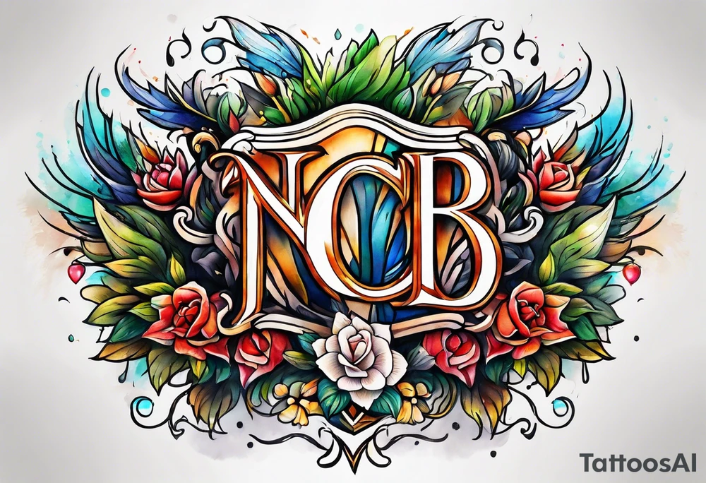 NCJB letters tattoo idea