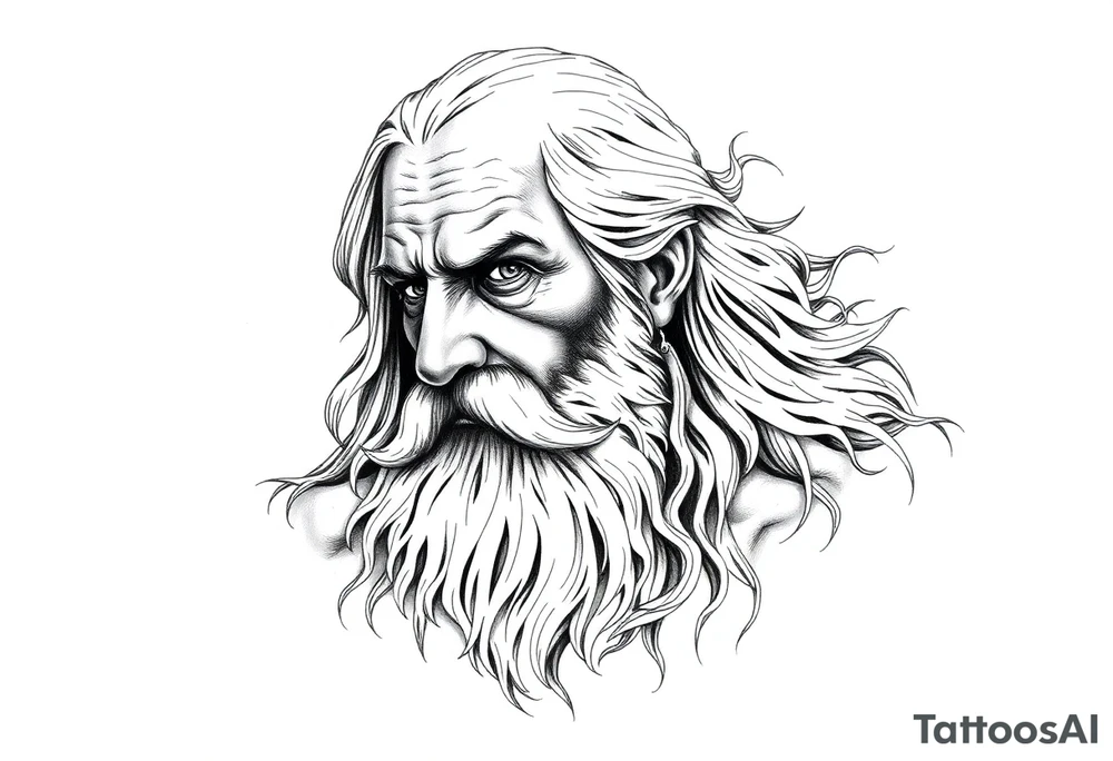 gandalf inspired tattoo tattoo idea