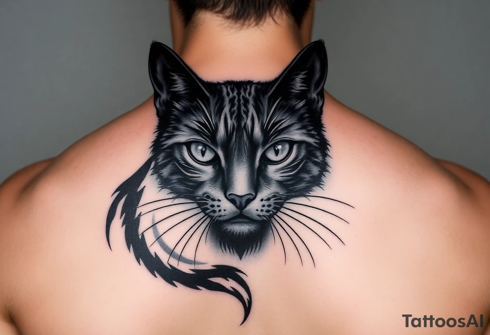 Black Cat tattoo idea