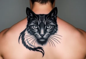 Black Cat tattoo idea