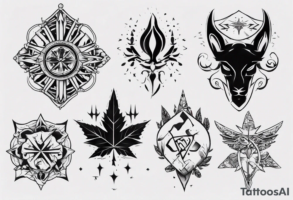 M and S tattoo idea