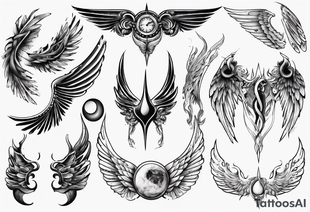 wings tattoo idea
