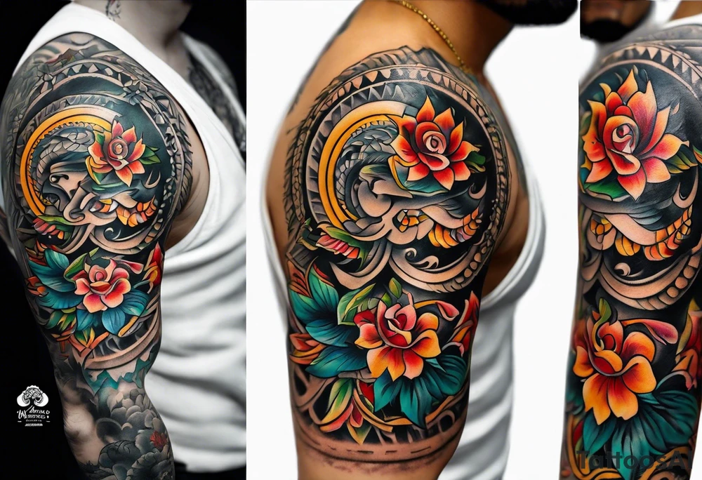 Chulapos in Madrid dancing a chotis tattoo idea