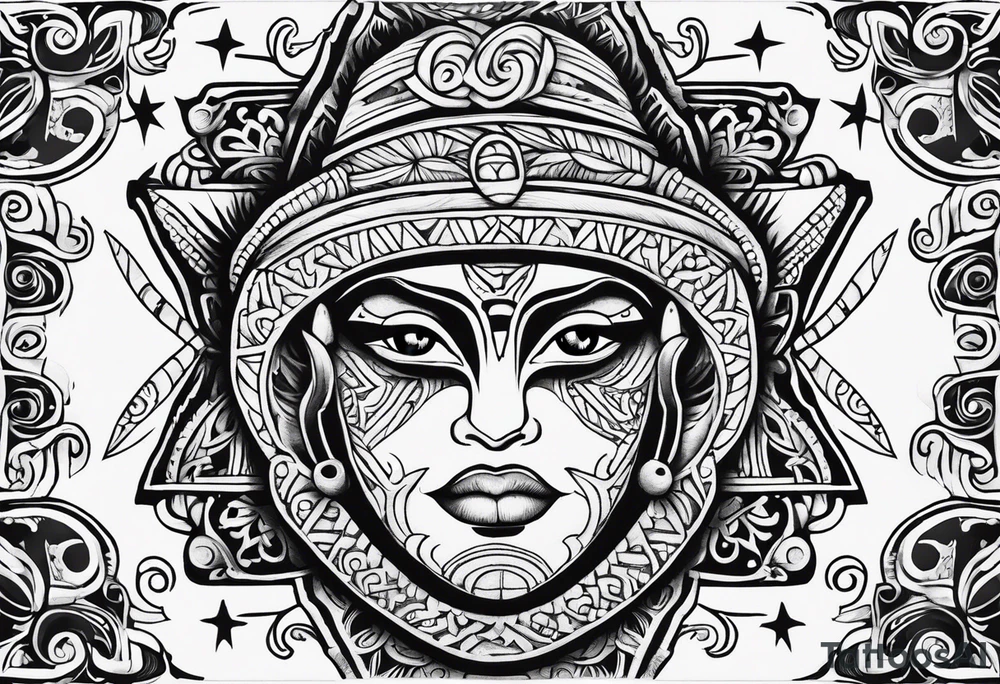 Puerto Rico, taino, coqui, garita, bandera de puerto rico tattoo idea