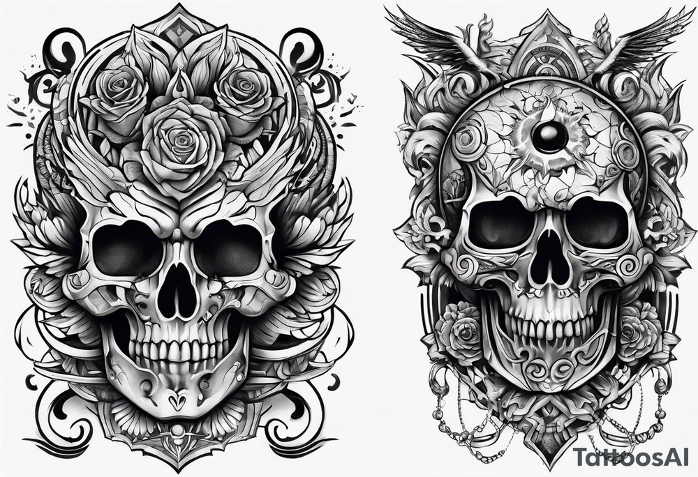 sleeve old school tattoo idea