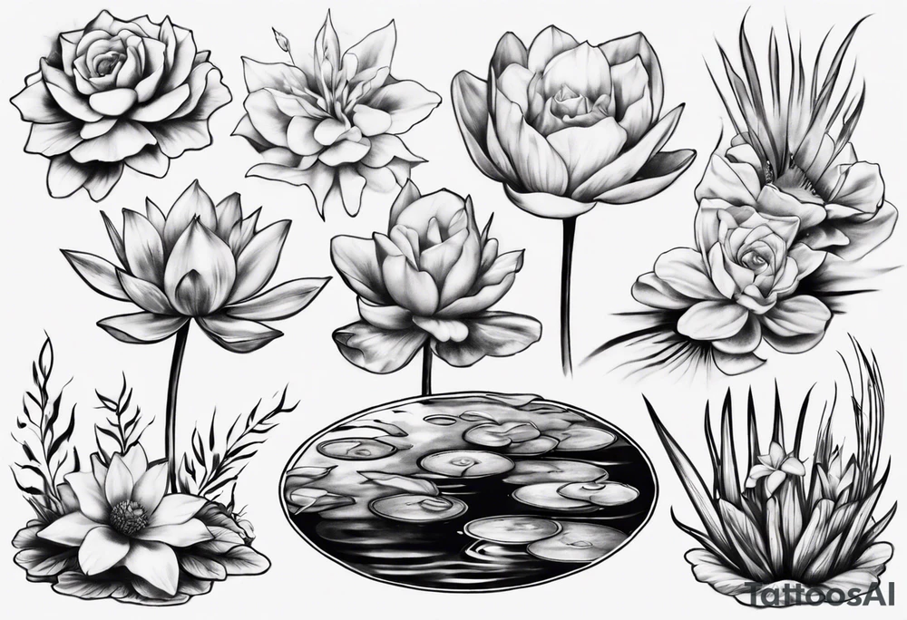 pond tattoo idea