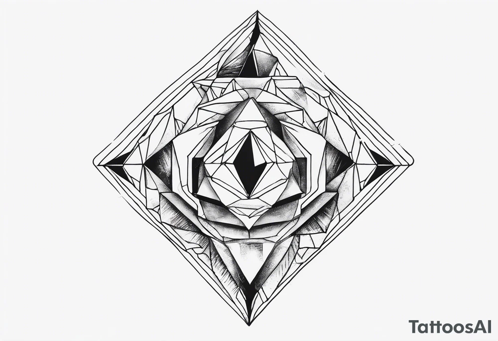gemstone snake crystal body tattoo idea