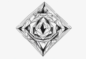 gemstone snake crystal body tattoo idea