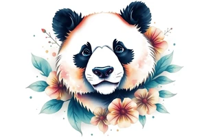 Panda tattoo idea