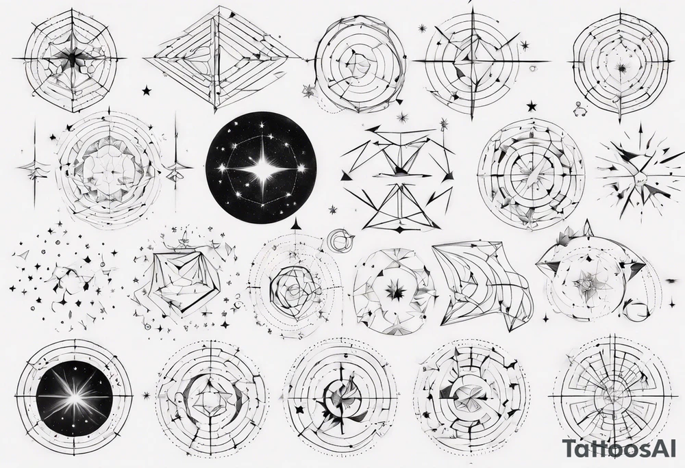 Constellations tattoo idea