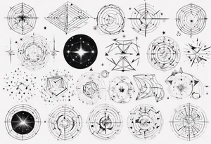 Constellations tattoo idea