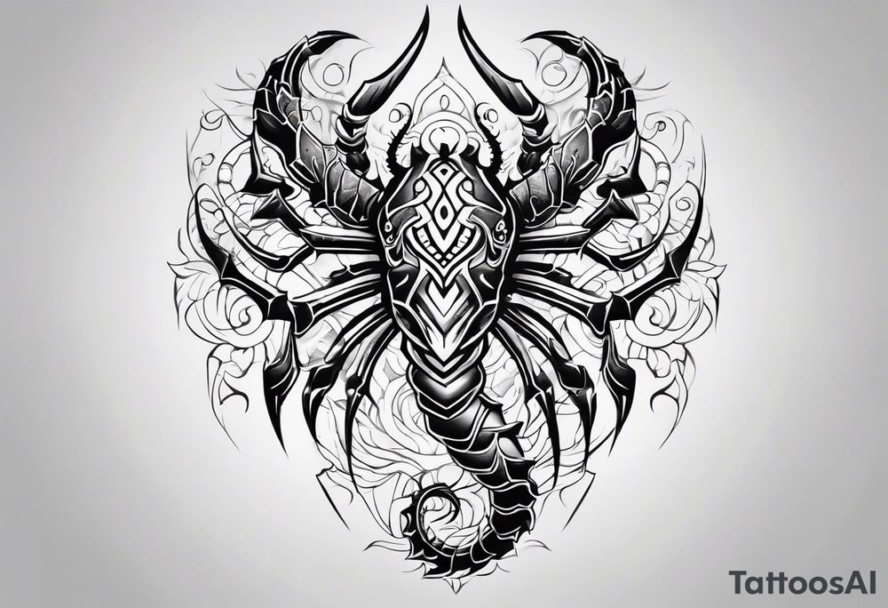 Scorpio tattoo idea