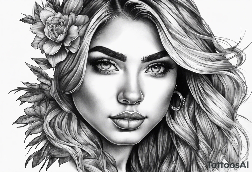micro realism tattoo idea