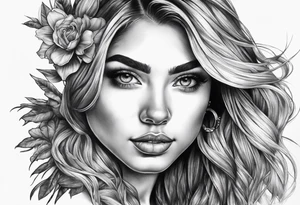 micro realism tattoo idea