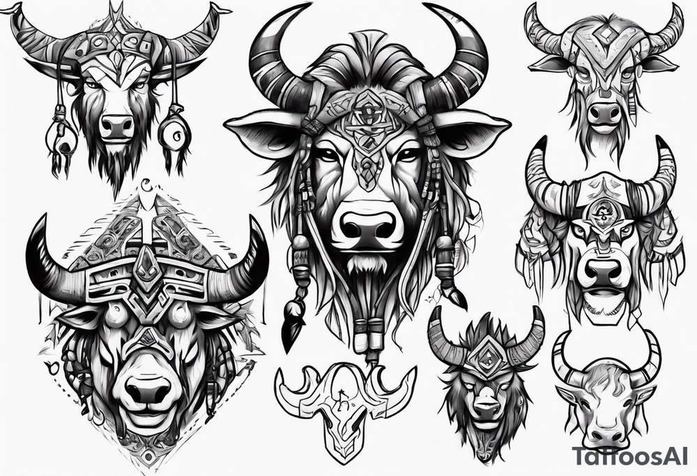 Tauren shaman tattoo idea