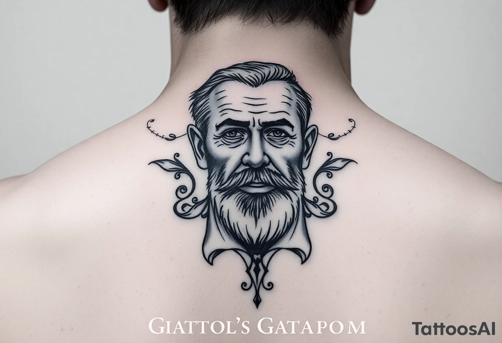 Memorial tattoo for passed away grandpa tattoo idea