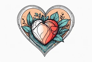 stone heart tattoo idea