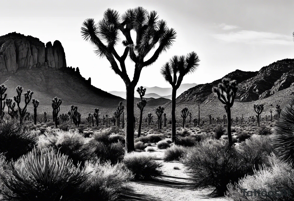 Joshua trees tattoo idea
