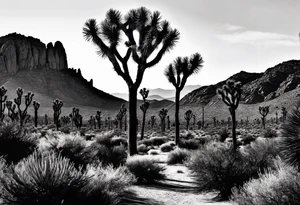 Joshua trees tattoo idea