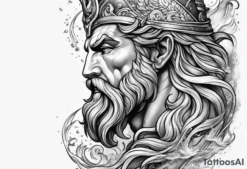 Poseidon tattoo idea