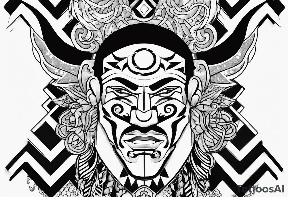Wrestling and brain and scorpio tattoo idea