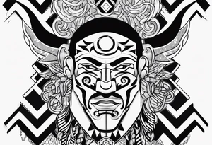 Wrestling and brain and scorpio tattoo idea
