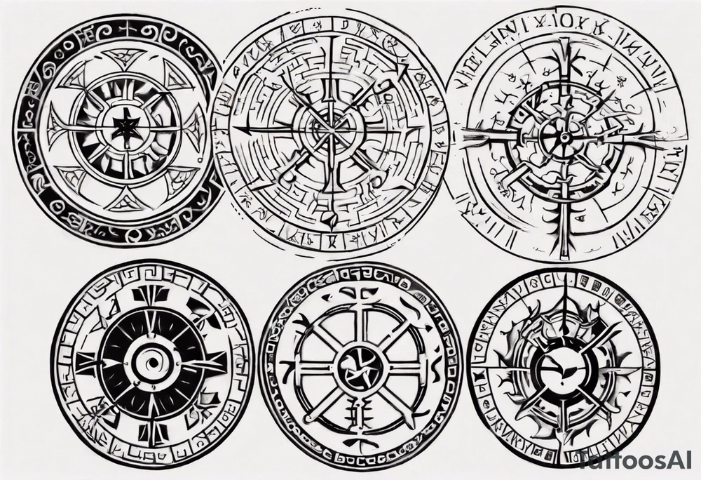 vegvísir tattoo idea