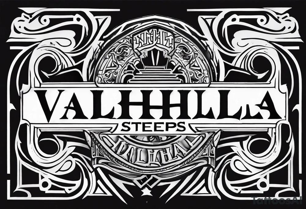 Valhalla steps tattoo idea