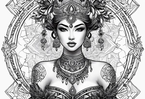 Indra’s net tattoo idea