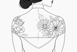 fine Line tattoo mother tattoo idea