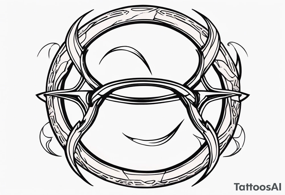 dead ouroboros tattoo idea
