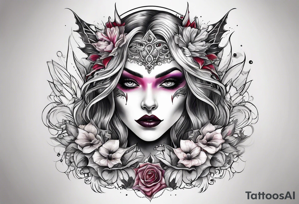 Vampire tattoo design tattoo idea
