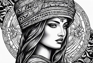 Be still, powerful, christian, faith tattoo idea
