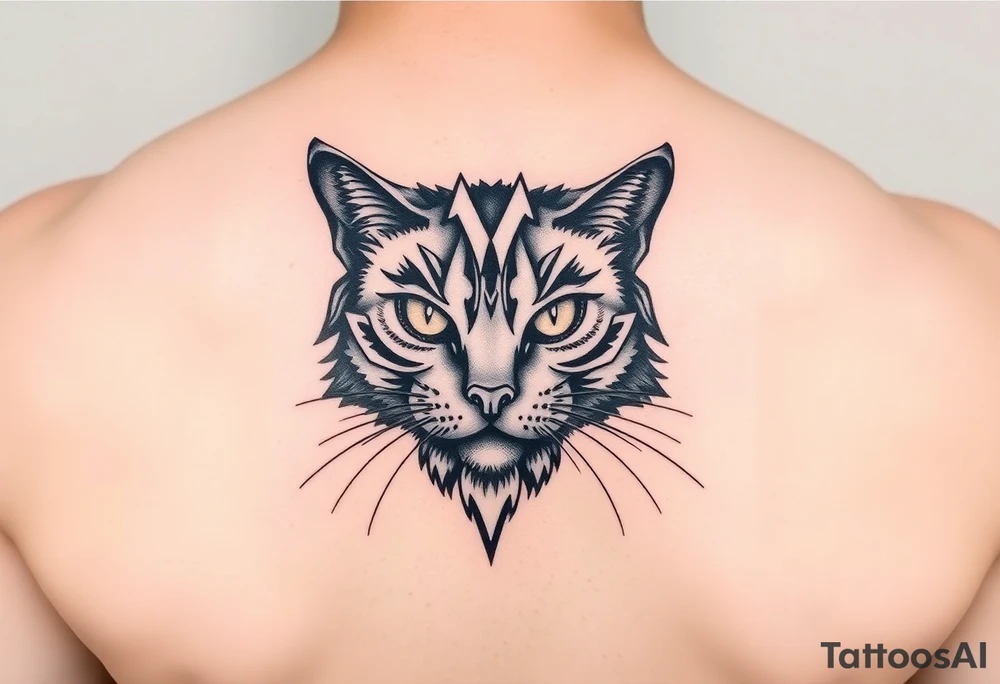 Black Cat tattoo idea