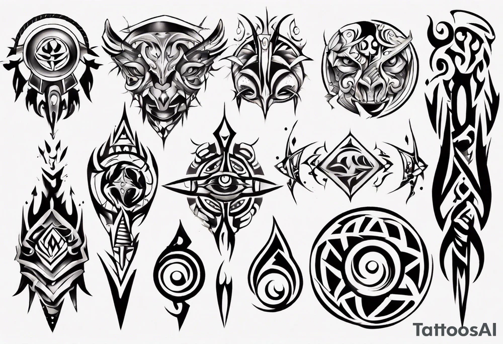 tribal tattoo idea