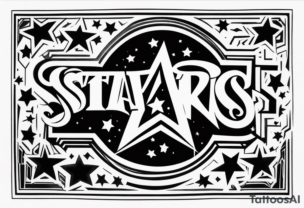 stars tattoo idea