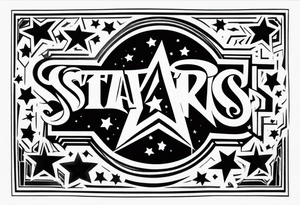 stars tattoo idea