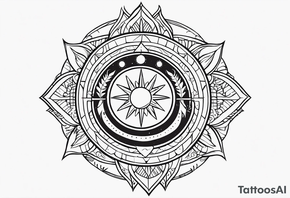 Symbols of the sun. The symbols should be stylized as the logo 30 seconds to Mars tattoo idea