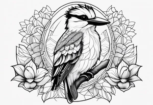 Kookaburra , lotus , om tattoo idea