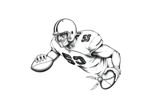 Portland oregon 503, football 53 tattoo idea