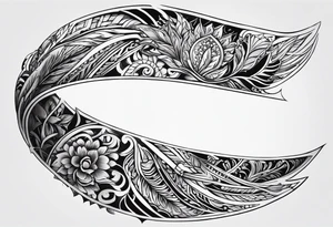 forearm filler tattoo idea