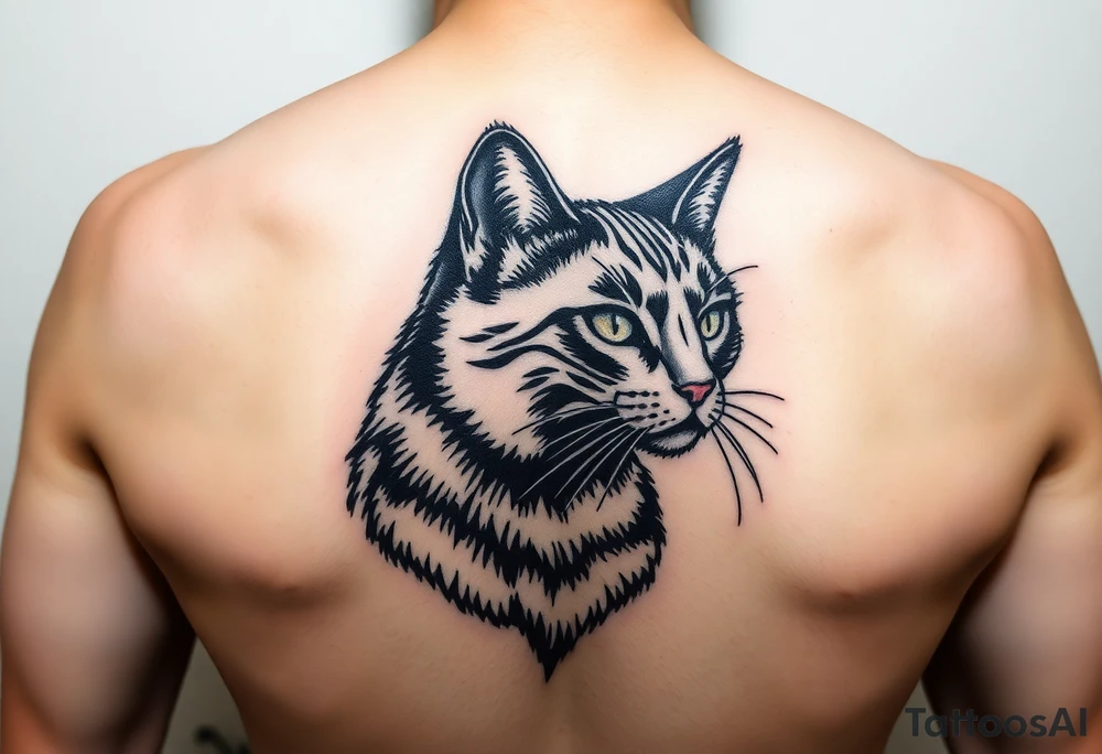 Black Cat tattoo idea
